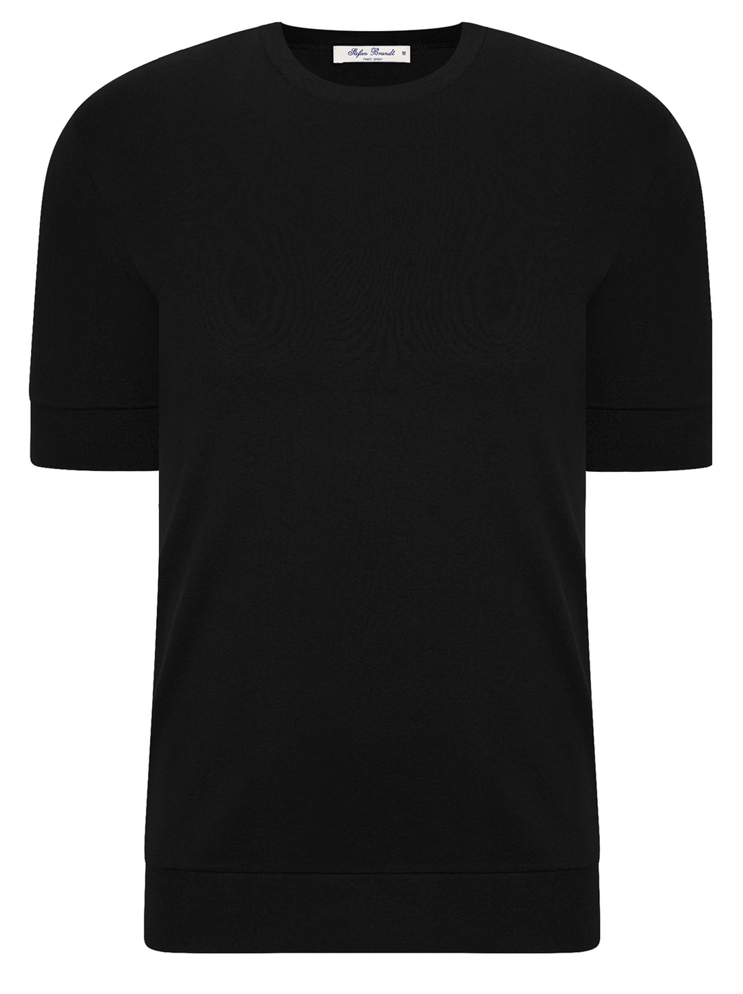 Stefan Brandt ELI B FR 30 T-Shirt-100% Urpima Sea Island ® Katoen – Geselecteerde balen-HEREN POLO'S & T-SHIRTS-Zwart