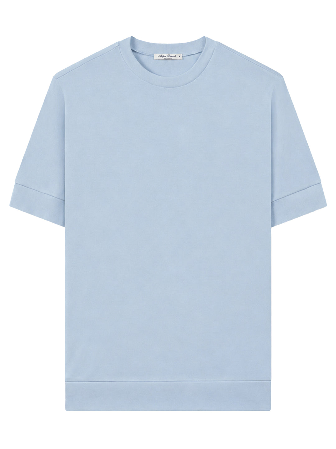 Stefan Brandt ELI B FR 30 T-shirt – Blauw-100% katoen-HEREN POLO'S & T-SHIRTS-Blauw