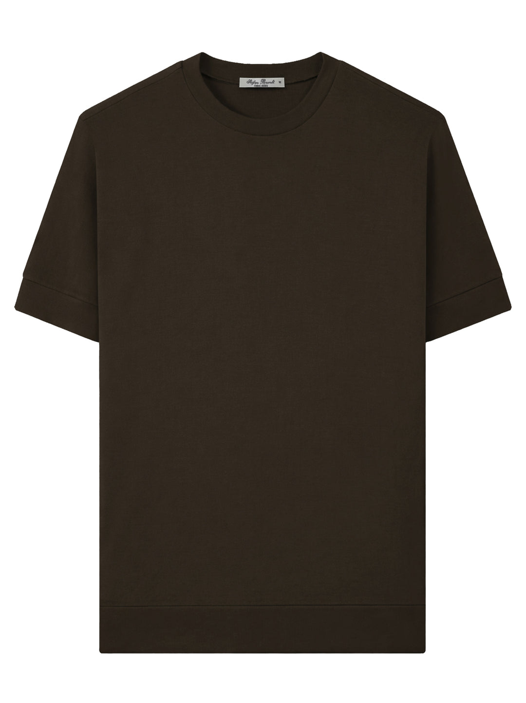 Stefan Brandt ELI B FR 30 T-shirt – Bruin-100% katoen-HEREN POLO'S & T-SHIRTS-Bruin