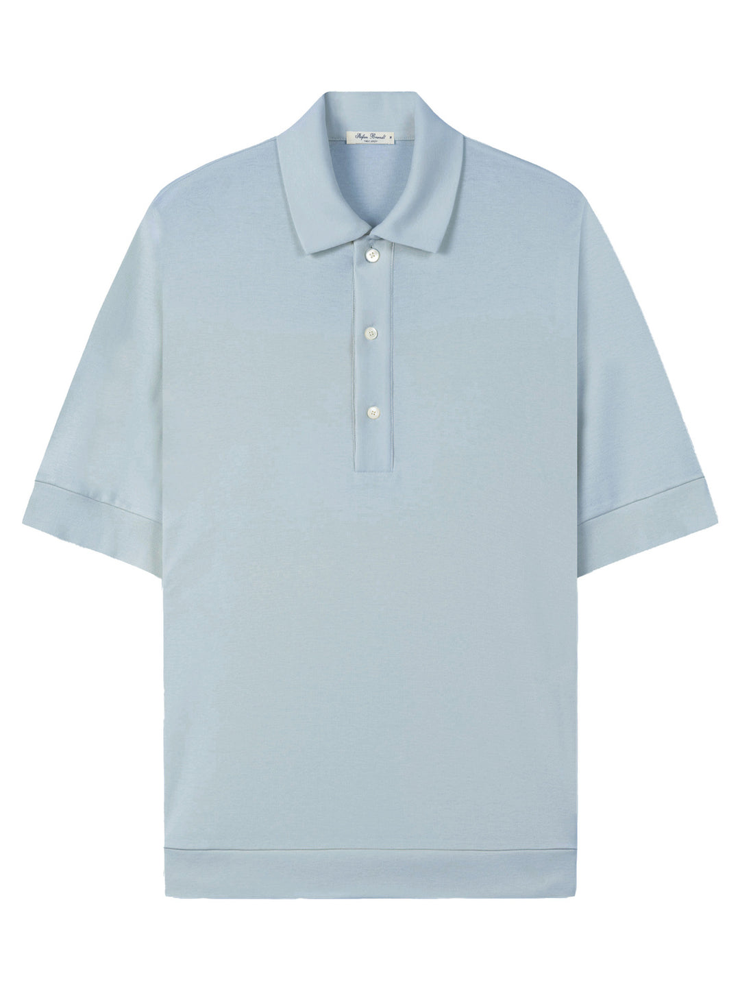 Stefan Brandt LIM 3B FR 30 Polo – Blauw-100% katoen-HEREN POLO'S & T-SHIRTS-Blauw