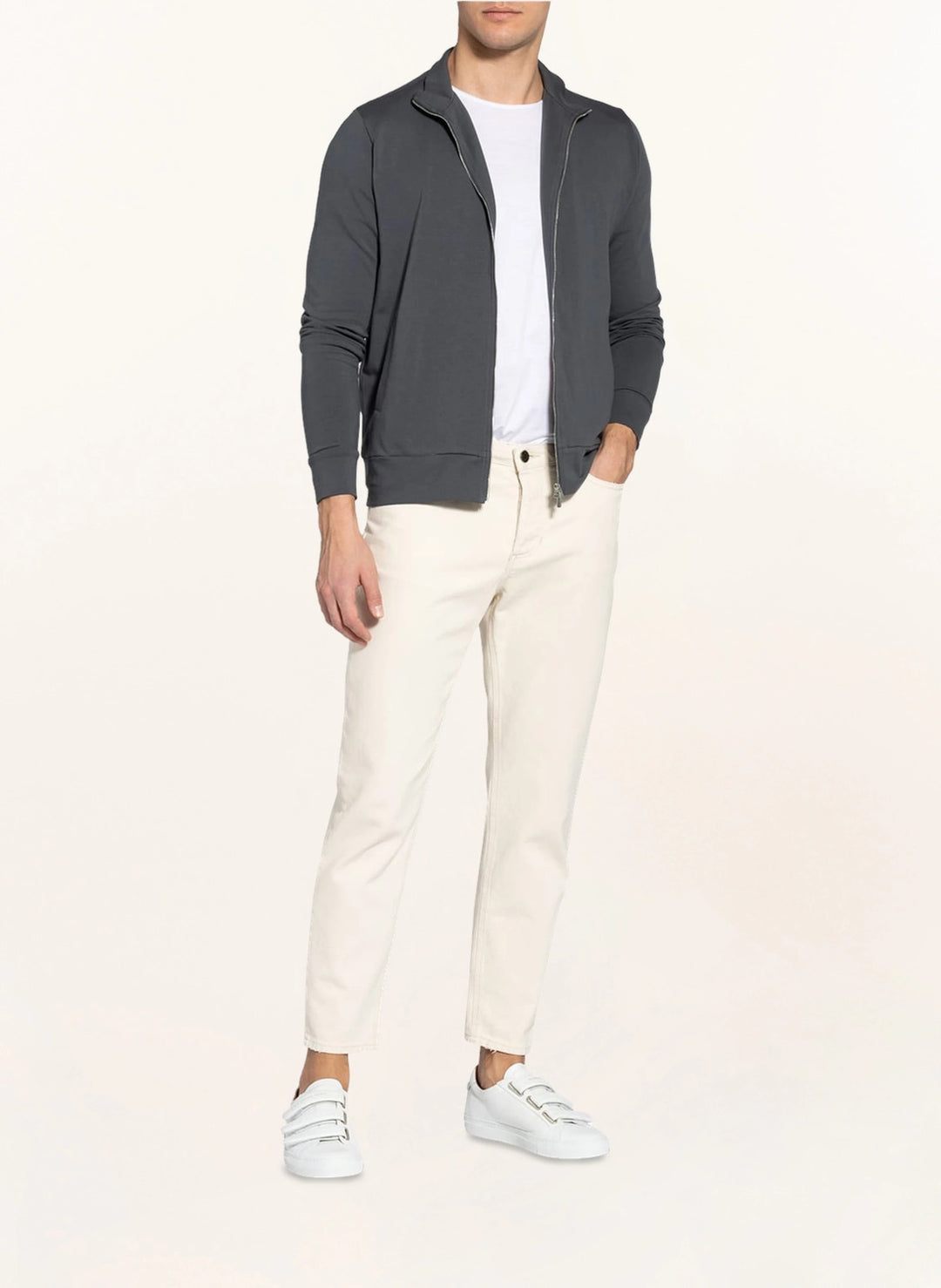 Stefan Brandt vest-93.5% katoen, 6.5% elasthaan-HEREN TRUIEN & VESTEN-Antraciet