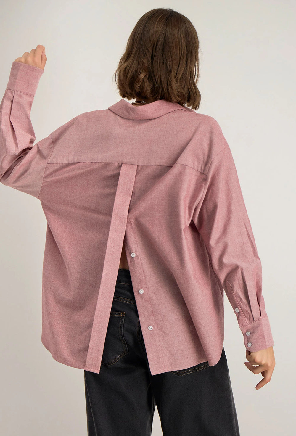 Stella Forest Blouse Lange Mouw – Rood-100% katoen-DAMES TOPS & BLOUSES-Rood