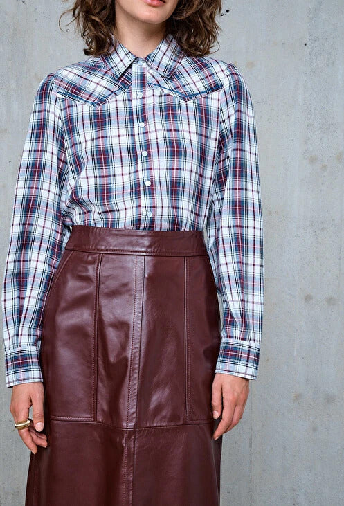 Stella Forest GRETA blouse-100% Katoen-DAMES TOPS & BLOUSES-Wit