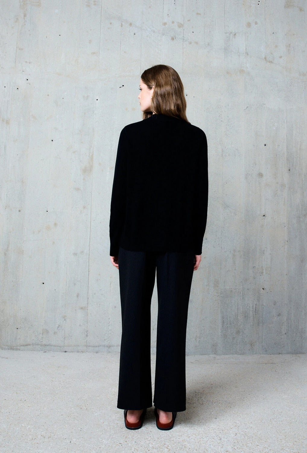 Stella Forest KATIE merino vest met zakken-100% merino wool-DAMES TRUIEN & VESTEN-Zwart