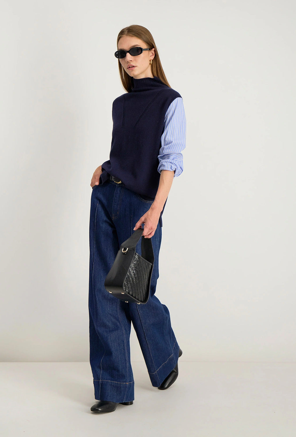 Stella Forest Lita Trui – Blauw-100% wol-DAMES TRUIEN & VESTEN-Blauw