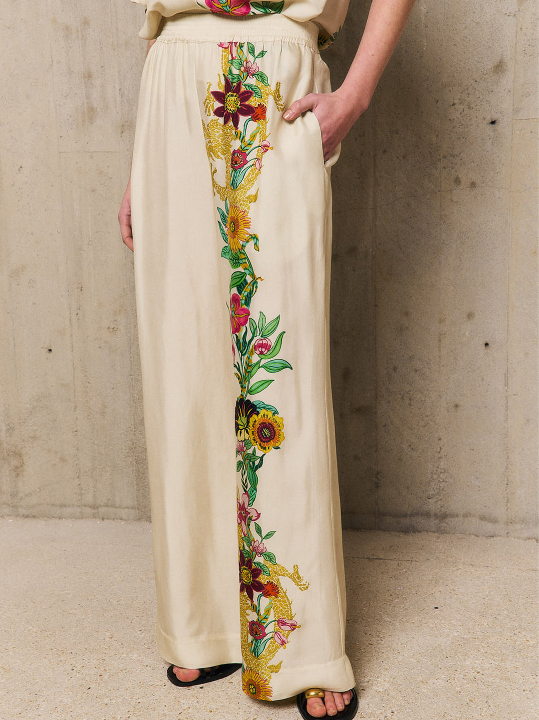 Stella Forest pantalon Dina -100% Viscose-DAMES BROEKEN-Room