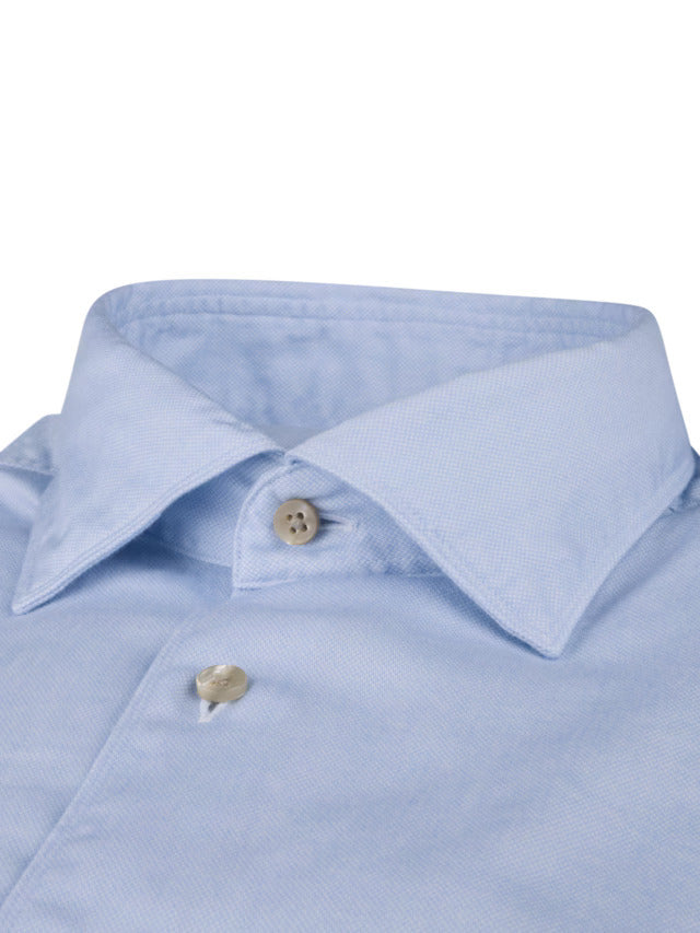 Stenstroms body fit overhemd lichtblauw-100% katoen-HEREN SHIRTS-Blauw