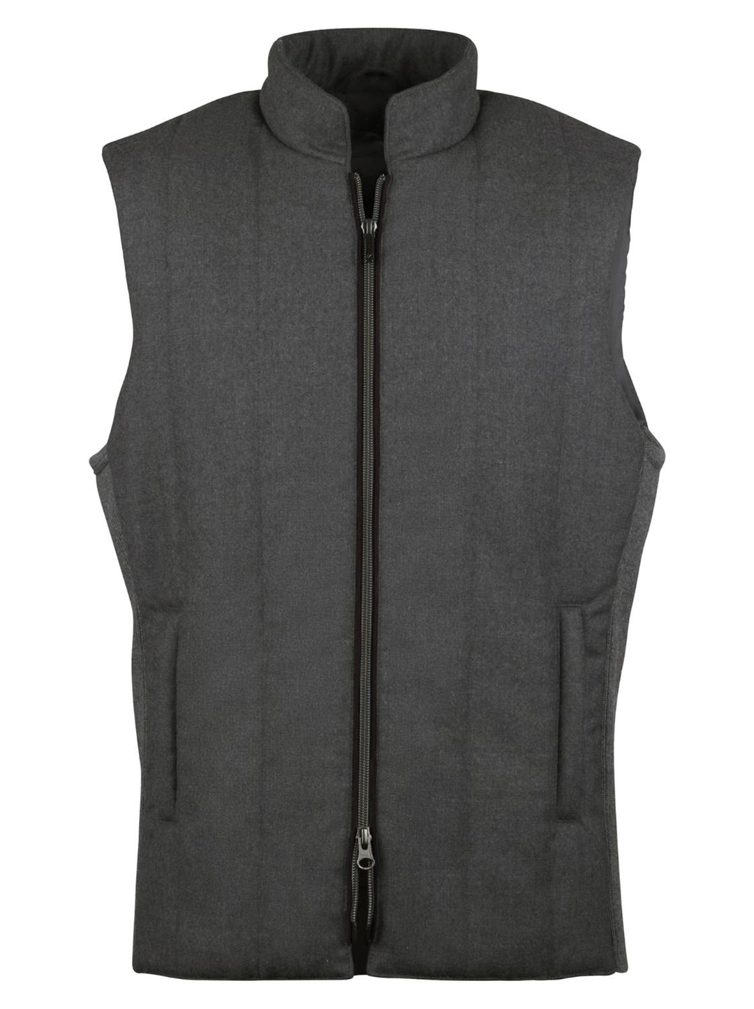 Stenströms bodywarmer-100% wol-HEREN JASSEN & JACKS-Antraciet