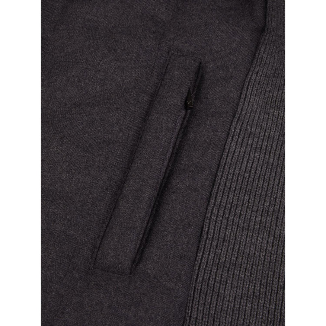 Stenströms bodywarmer-100% wol-HEREN JASSEN & JACKS-Antraciet