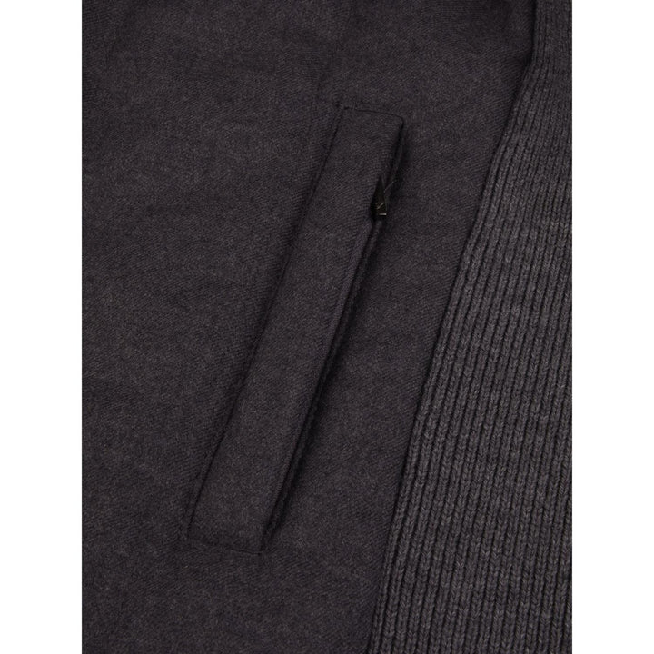 Stenströms bodywarmer-100% wol-HEREN JASSEN & JACKS-Antraciet