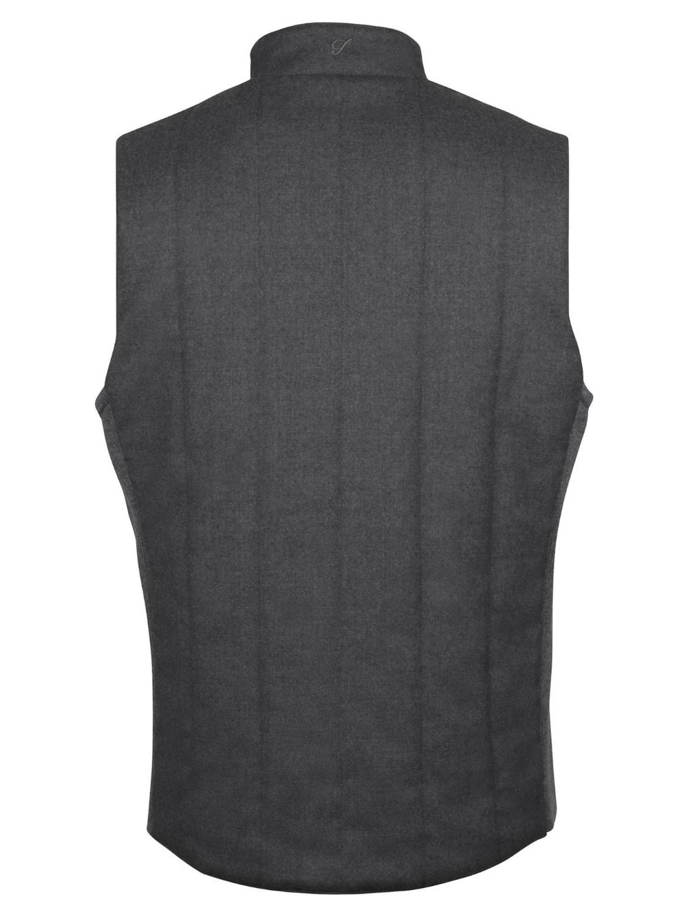 Stenströms bodywarmer-100% wol-HEREN JASSEN & JACKS-Antraciet