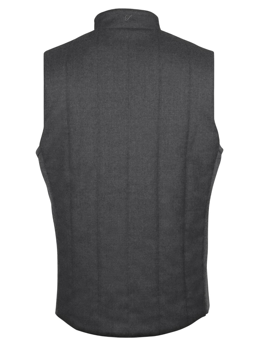 Stenströms bodywarmer-100% wol-HEREN JASSEN & JACKS-Antraciet