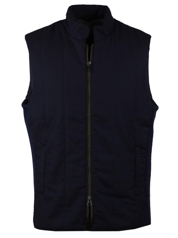 Stenstroms bodywarmer-100% wol-HEREN JASSEN & JACKS-Blauw