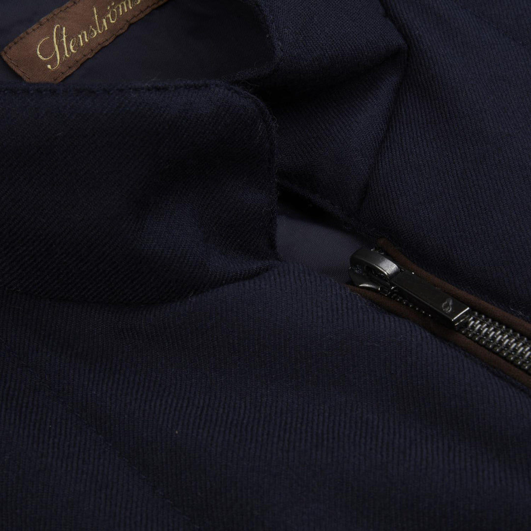 Stenstroms bodywarmer-100% wol-HEREN JASSEN & JACKS-Blauw