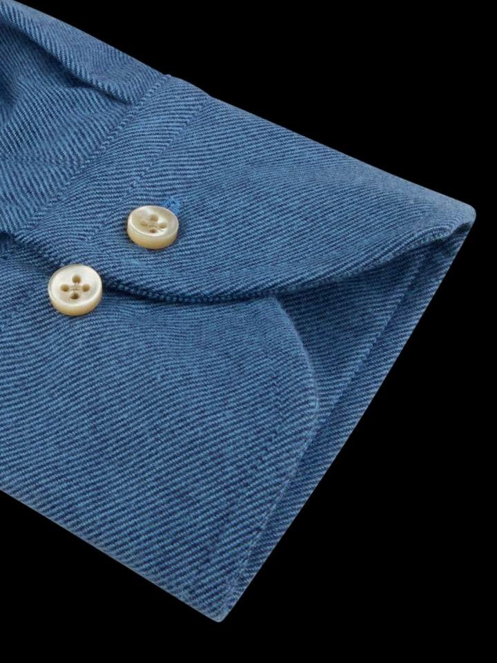 Stenströms Casual Shirt – Blauw-100% katoen-HEREN SHIRTS-Blauw