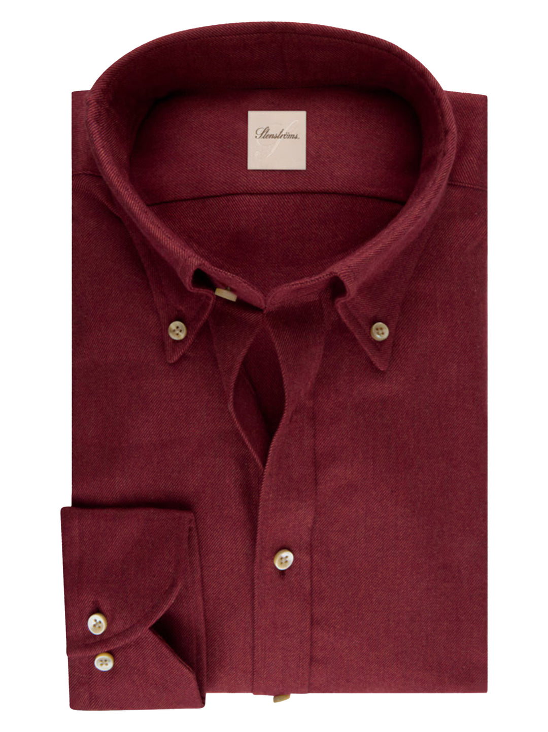 Stenströms Casual Shirt Regular Fit – Rood-100% katoen-HEREN SHIRTS-Rood