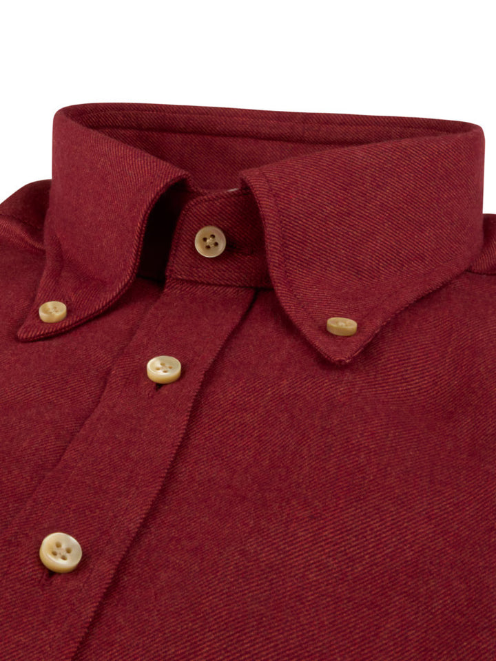 Stenströms Casual Shirt Regular Fit – Rood-100% katoen-HEREN SHIRTS-Rood