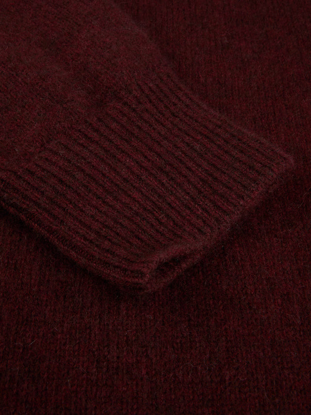 Stenstroms donkerrode coltrui-100% wol-HEREN TRUIEN & VESTEN-Rood