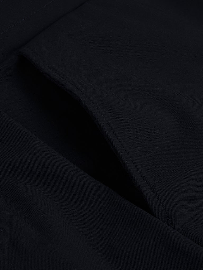 Stenströms Drawstring Chino – Blauw-74% polyamide, 26% elasthaan-HEREN BROEKEN-Blauw