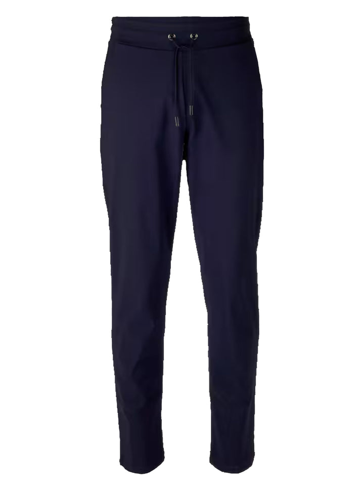 Stenströms Drawstring Chino – Blauw-74% polyamide, 26% elasthaan-HEREN BROEKEN-Blauw