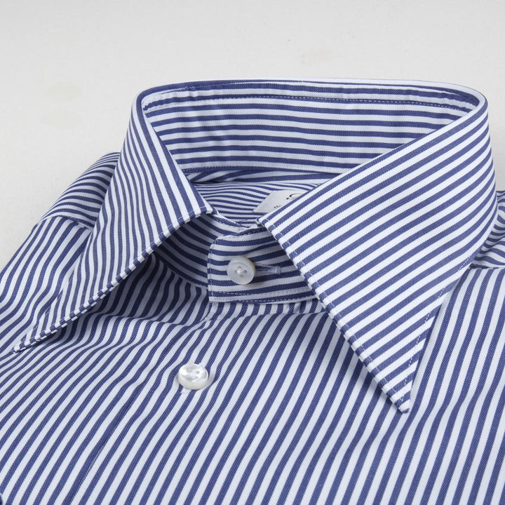 Stenstroms Fitted body-100% katoen-HEREN SHIRTS-Blauw
