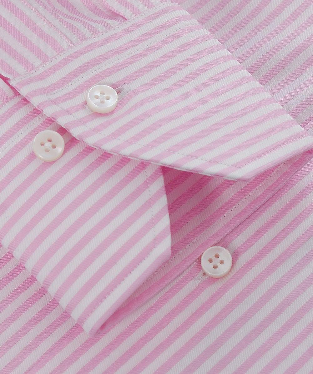 Stenstroms Fitted body-100% katoen-HEREN SHIRTS-Roze