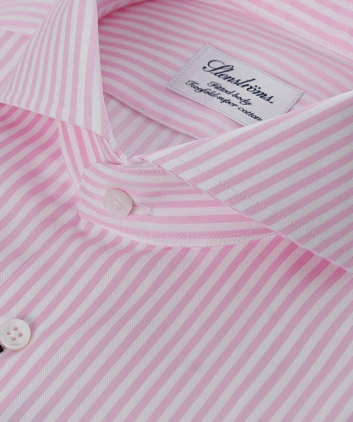 Stenstroms Fitted body-100% katoen-HEREN SHIRTS-Roze
