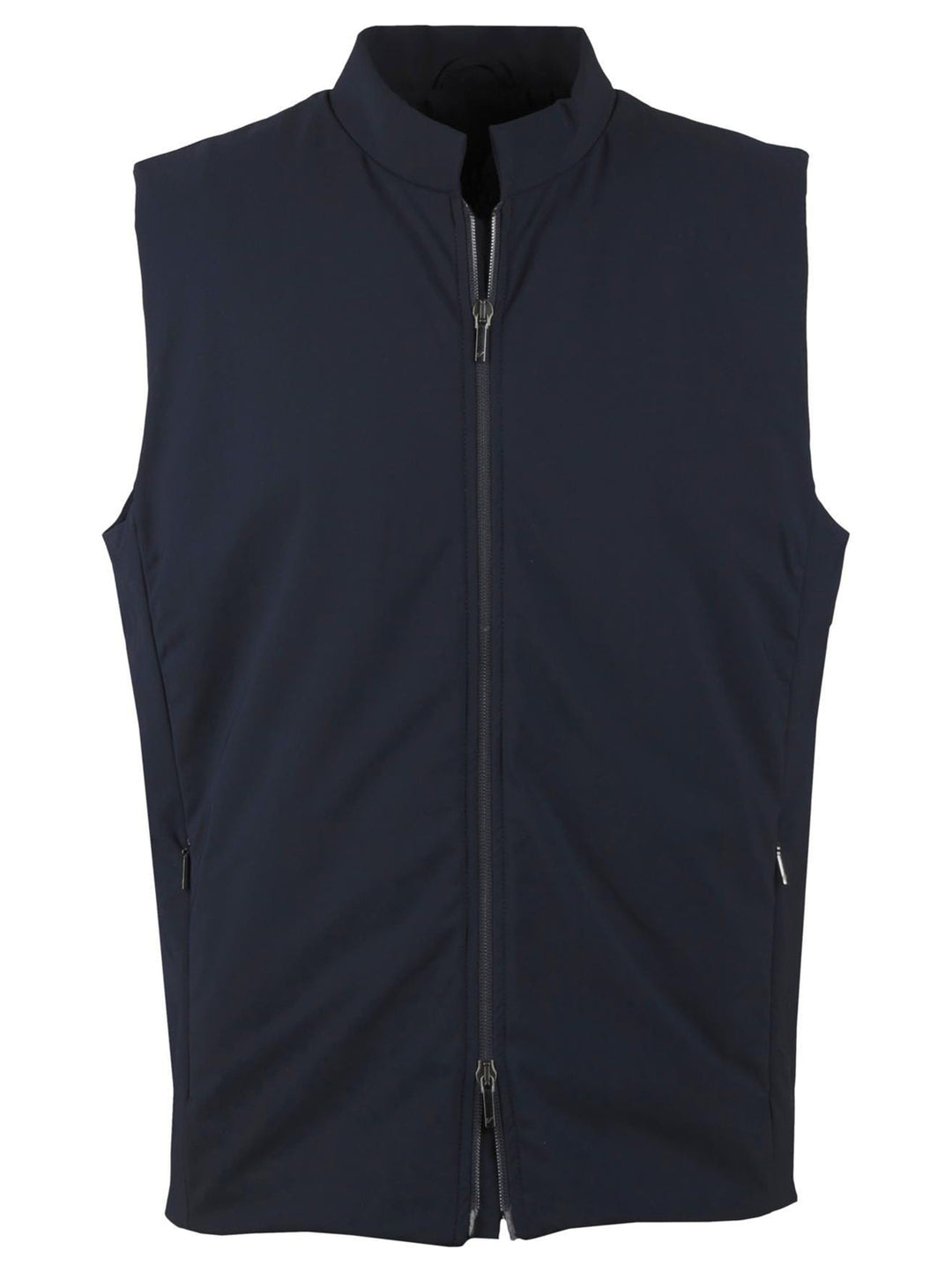 Stenströms Fitted Body Vest – Blauw-74% polyamide, 26% elasthaan-HEREN JASSEN & JACKS-Blauw