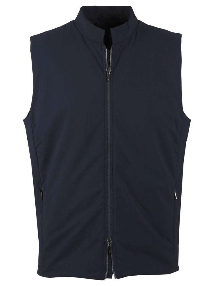 Stenströms Fitted Body Vest – Blauw-74% polyamide, 26% elasthaan-HEREN JASSEN & JACKS-Blauw