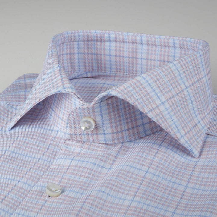 Stenstroms geruit overhemd-100% katoen-HEREN SHIRTS-Roze