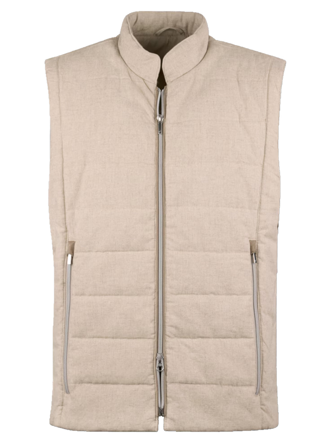 Stenströms linnen bodywarmer-Linnen 100%. Polyester 100%.-HEREN JASSEN & JACKS-Beige