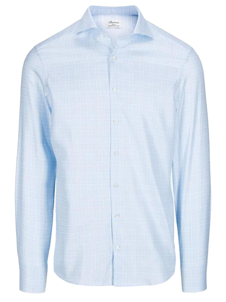 Stenströms overhemd Slimline-100% katoen-HEREN SHIRTS-Blauw