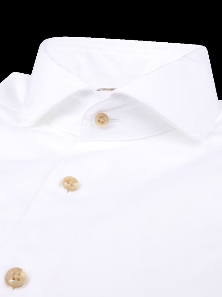 Stenströms Regular fit (Fitted Body) Shirt – Wit-100% katoen-HEREN SHIRTS-Wit