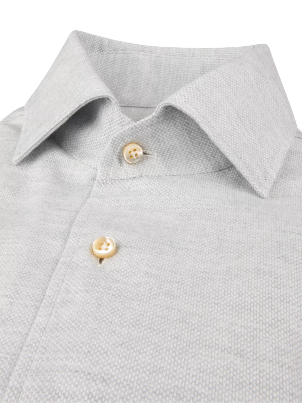 Stenströms Regular Fit Overhemd – Grijs-59% katoen, 41% lyocell -HEREN SHIRTS-Grijs