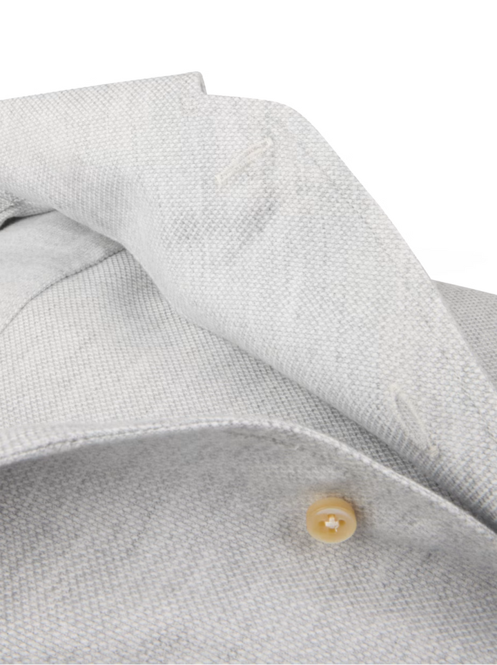 Stenströms Regular Fit Overhemd – Grijs-59% katoen, 41% lyocell -HEREN SHIRTS-Grijs