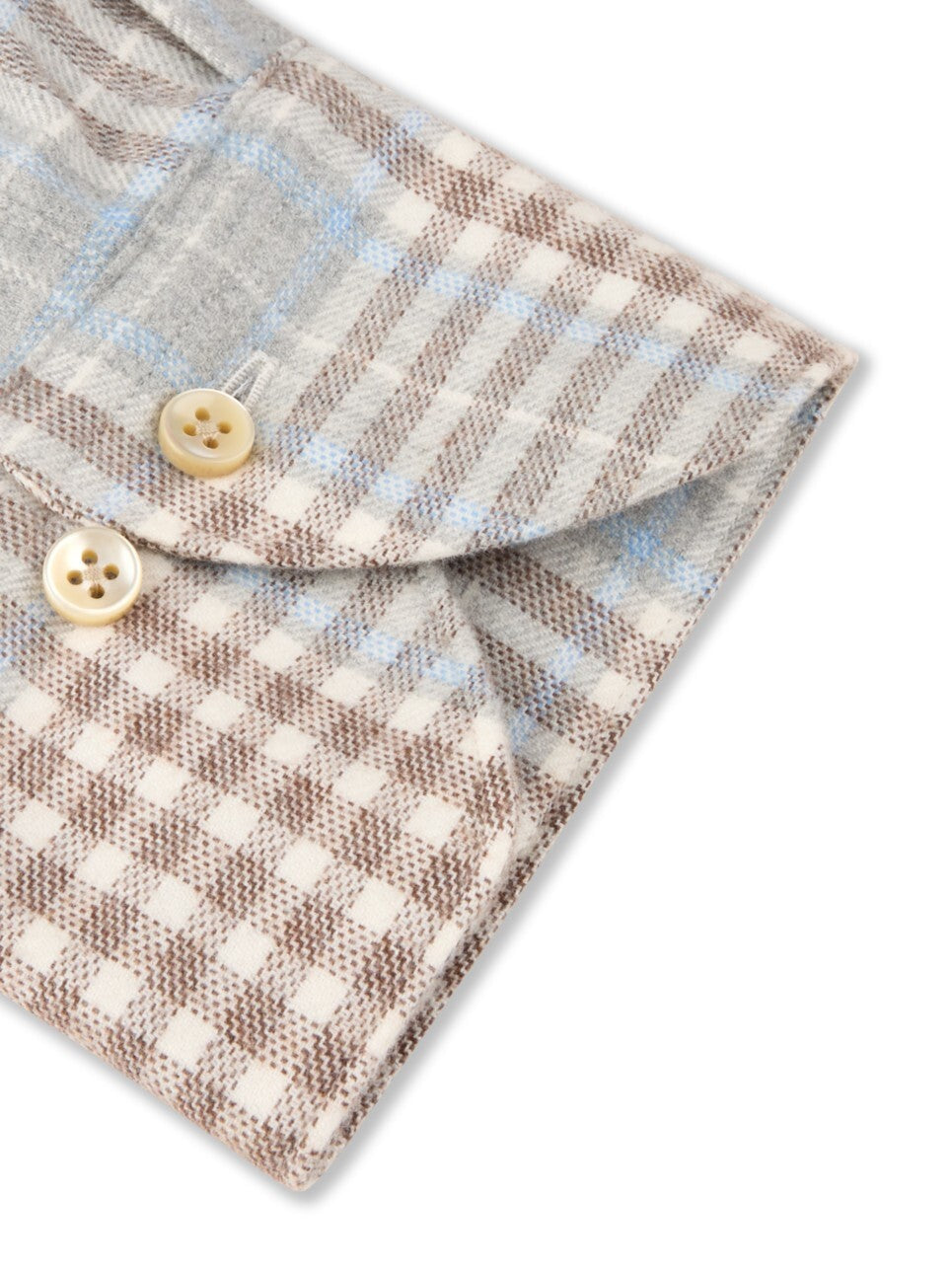 Stenströms Regular Fit Ruit Overhemd – Grijs-100% katoen-HEREN SHIRTS-Grijs