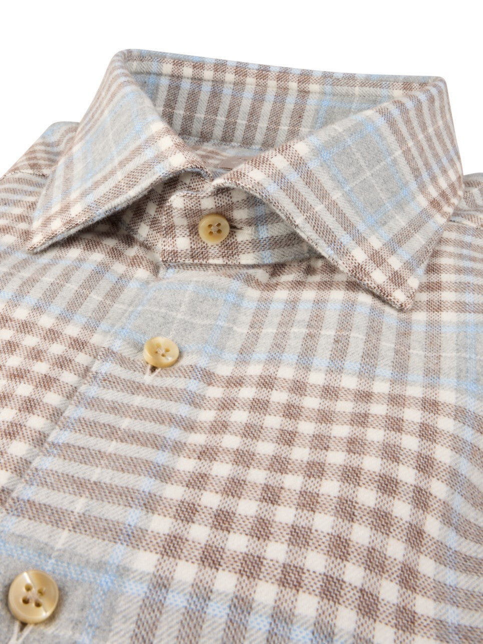 Stenströms Regular Fit Ruit Overhemd – Grijs-100% katoen-HEREN SHIRTS-Grijs