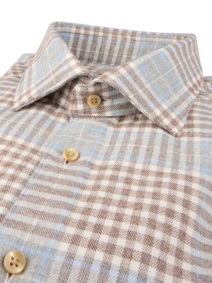 Stenströms Regular Fit Ruit Overhemd – Grijs-100% katoen-HEREN SHIRTS-Grijs