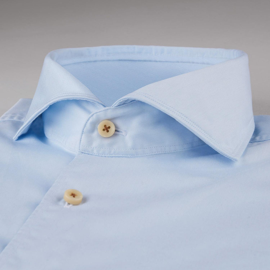 Stenstroms shirt fitted body-100% katoen-HEREN SHIRTS-Blauw
