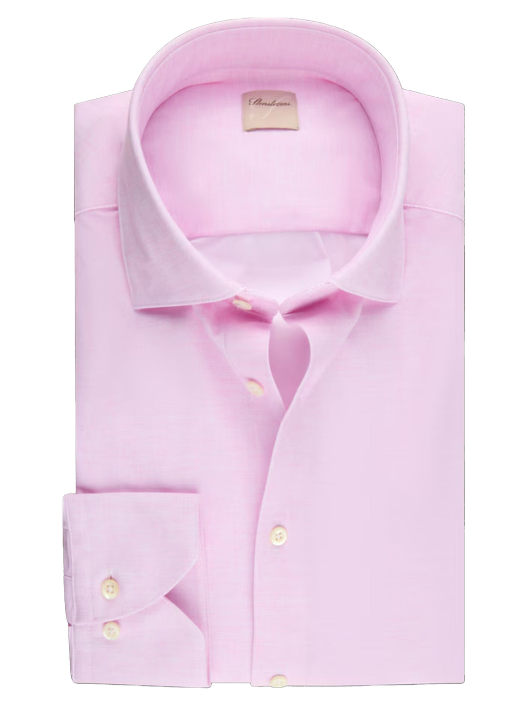 Stenströms Slimline Shirt – Roze-73% polyamide, 27% elastaan-HEREN SHIRTS-Roze