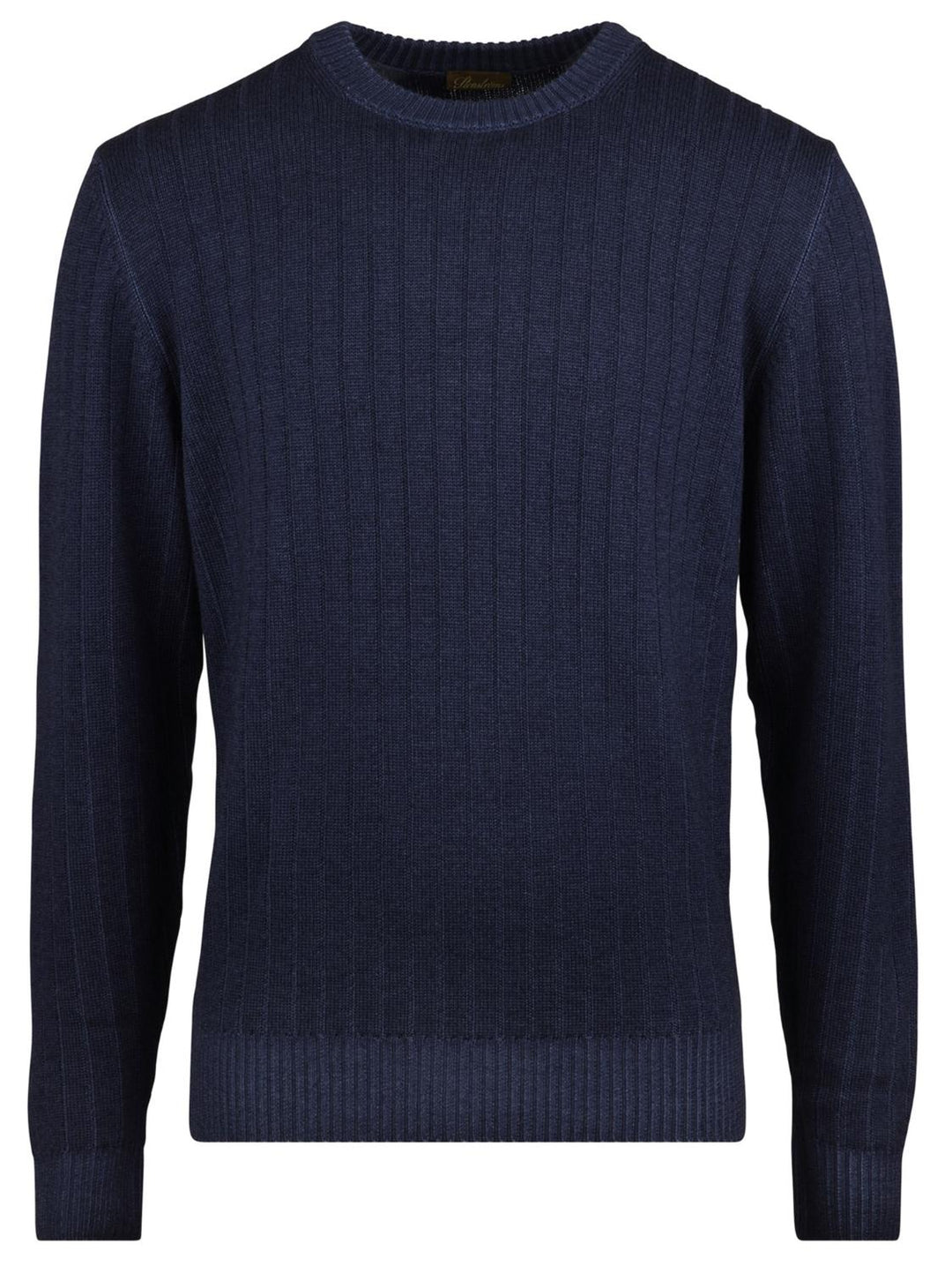 Stenstroms trui ronde hals-100% wol-HEREN TRUIEN & VESTEN-Blauw