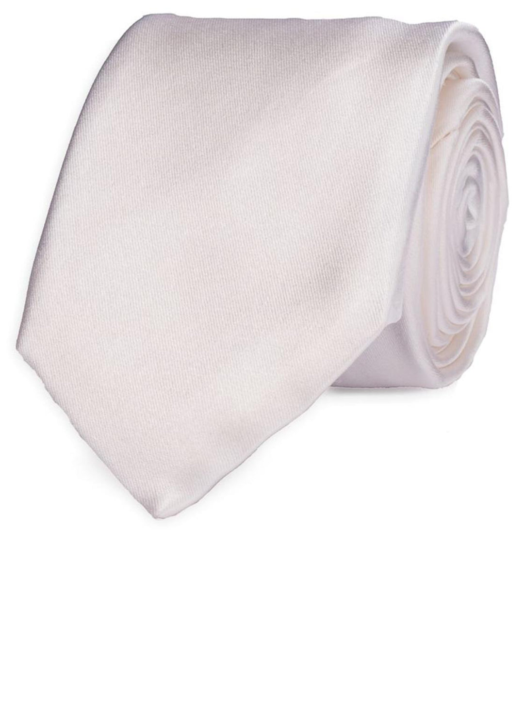 Stropdas off white-100% zijde-HEREN DAS/ STRIK/POCHETTE-Room