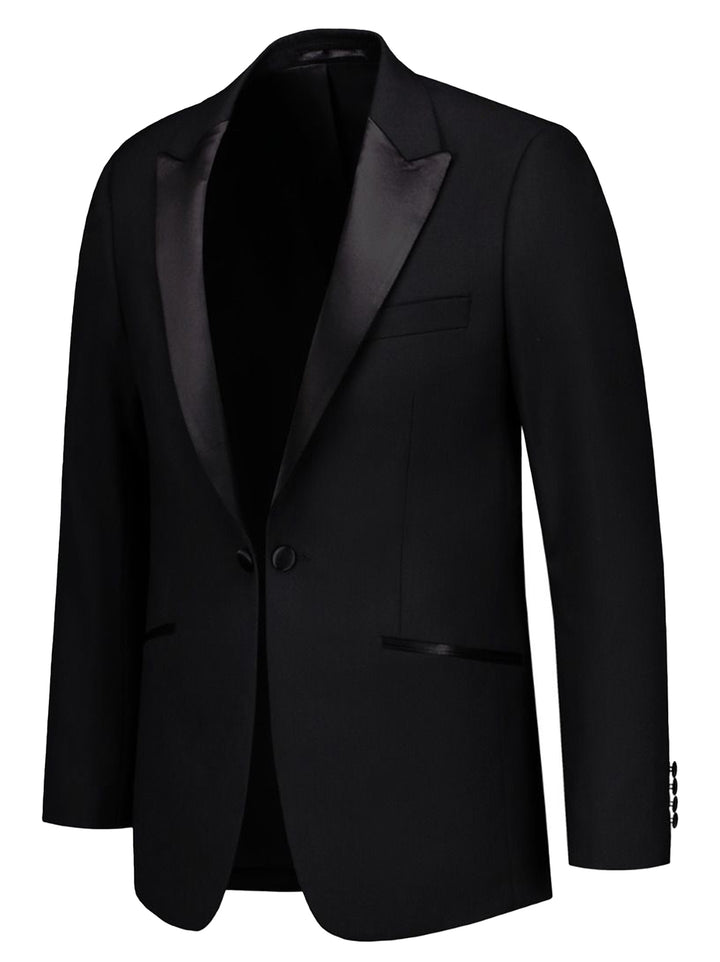 Suitconcern Sinatra Smokingjas met Puntrevers – Zw-HEREN GELEGENHEIDSKLEDING-Zwart