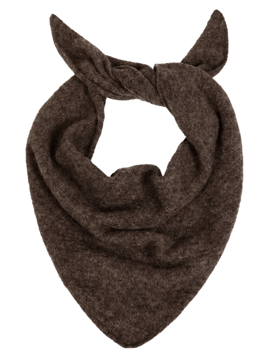 Suncoo Avrael Sjaal – Bruin-95% wol, 5% kasjmier-DAMES ACCESSOIRES-Bruin