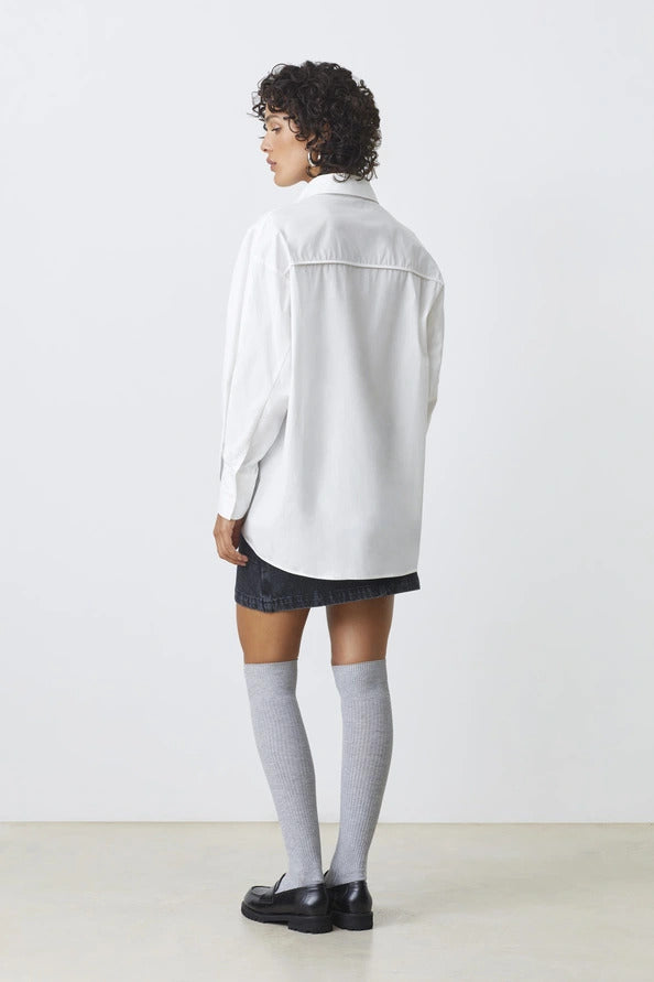 Suncoo Blouse Linda – Wit-100% katoen-DAMES TOPS & BLOUSES-Wit