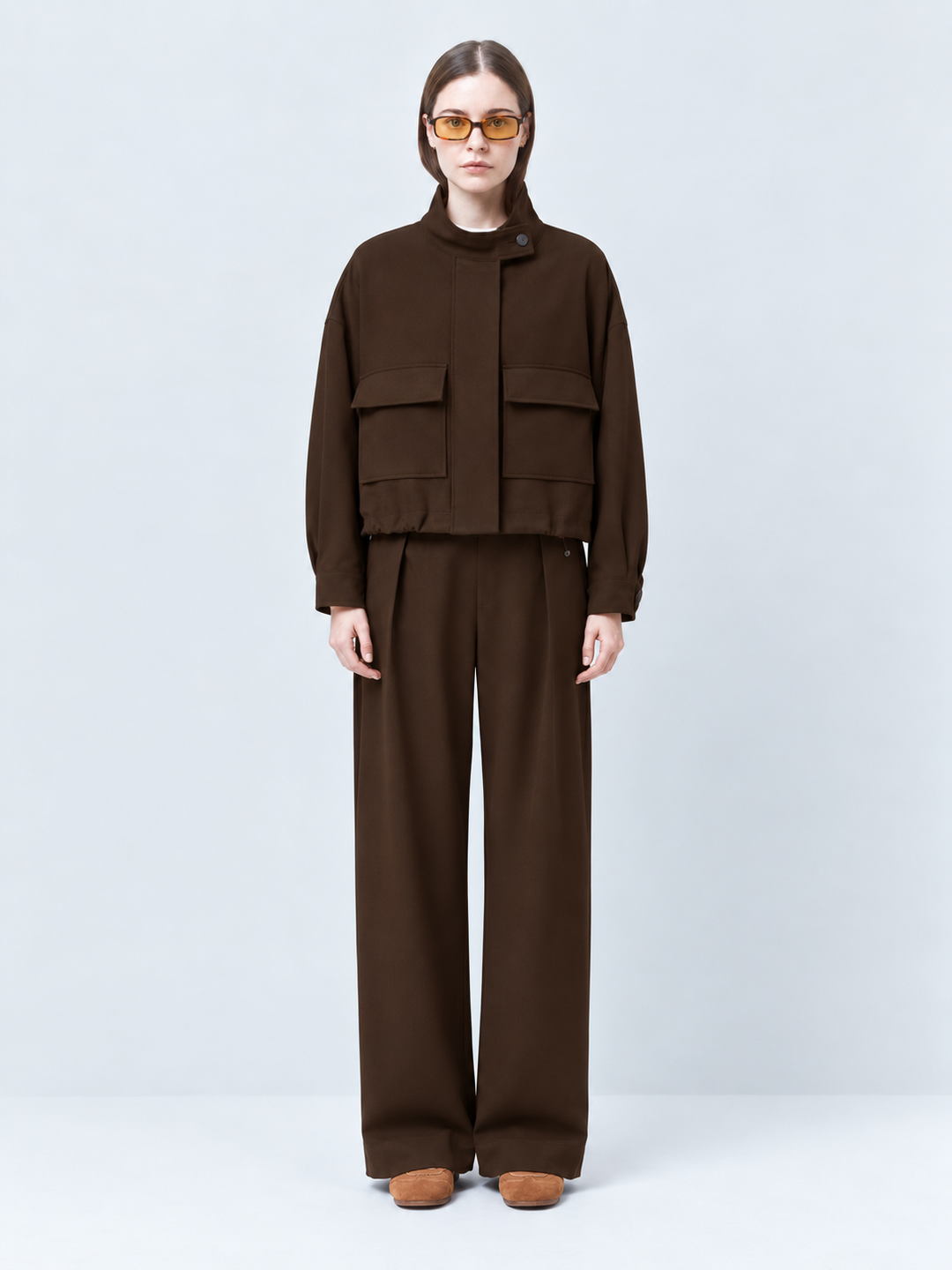Suncoo Dona Jack – Bruin-83% polyester, 14% viscose, 3% elastaan<br />Voering: 100% polyester-DAMES JASSEN & JACKS-Bruin