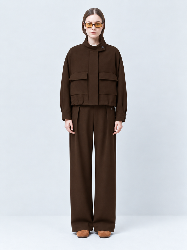 Suncoo Dona Jack – Bruin-83% polyester, 14% viscose, 3% elastaan<br />Voering: 100% polyester-DAMES JASSEN & JACKS-Bruin