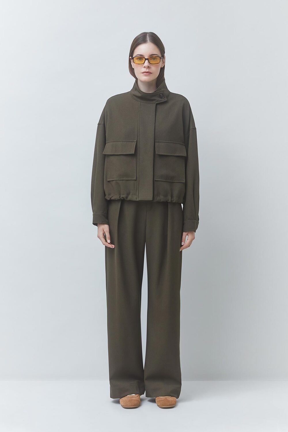 Suncoo Dona Jack – Groen-83% polyester, 14% viscose, 3% elastaan<br />Voering: 100% polyester-DAMES JASSEN & JACKS-Groen