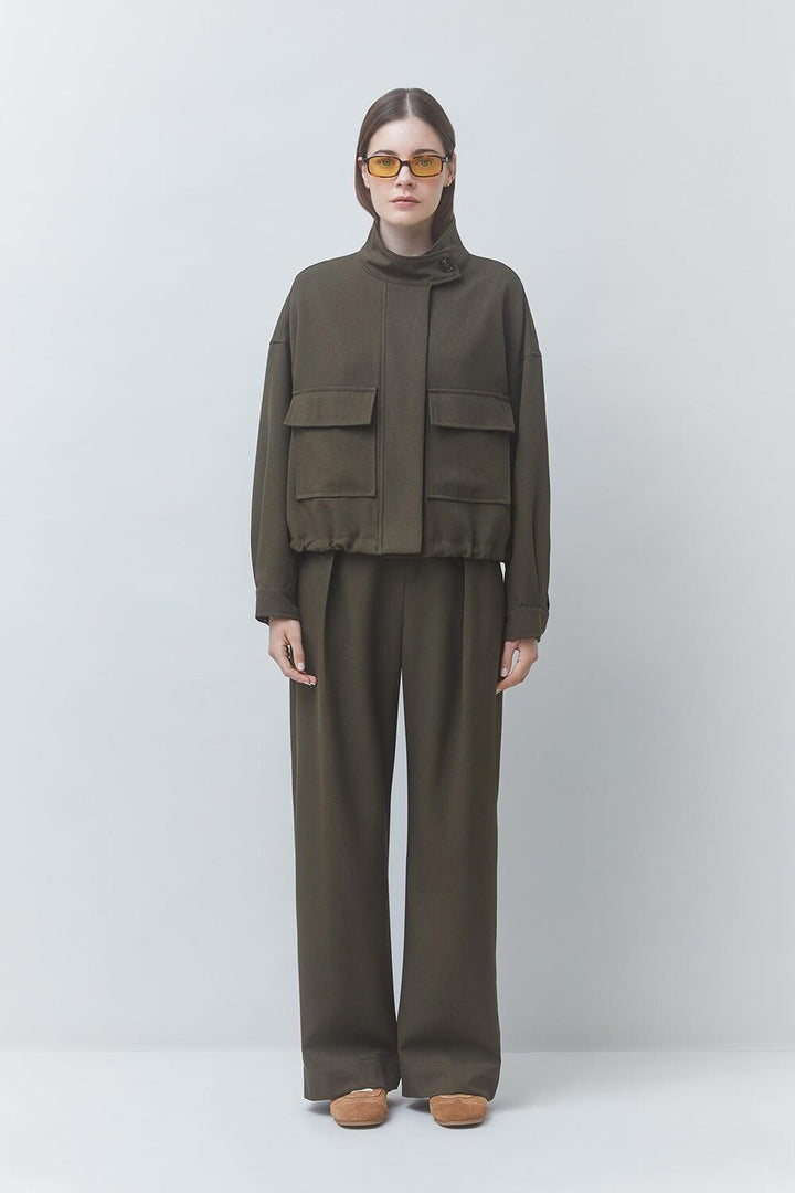 Suncoo Dona Jack – Groen-83% polyester, 14% viscose, 3% elastaan<br />Voering: 100% polyester-DAMES JASSEN & JACKS-Groen