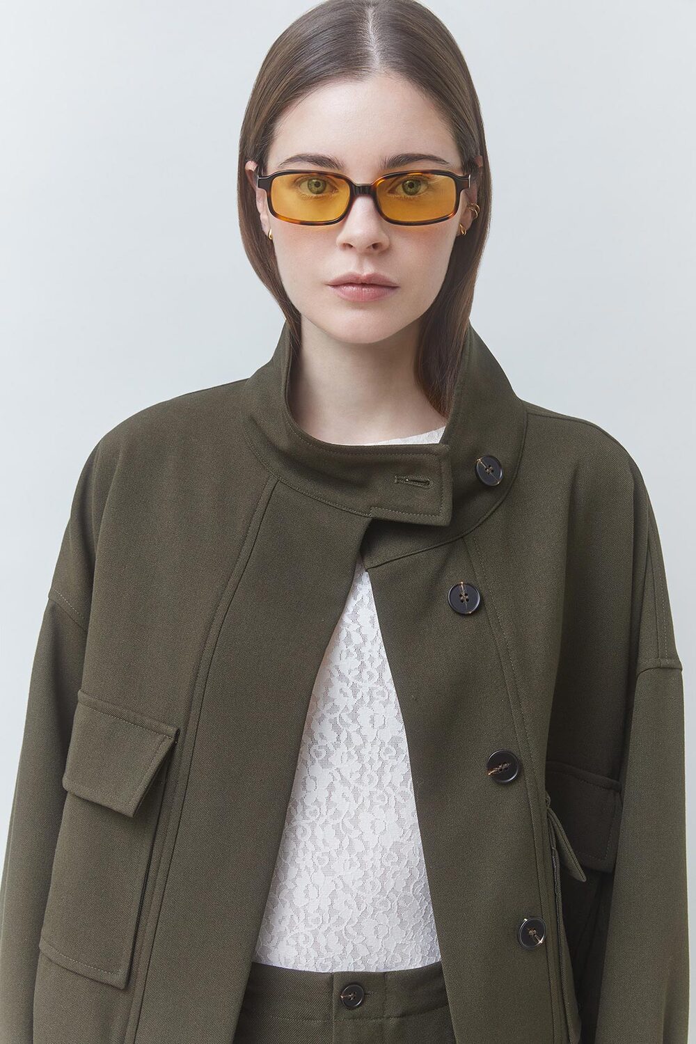 Suncoo Dona Jack – Groen-83% polyester, 14% viscose, 3% elastaan<br />Voering: 100% polyester-DAMES JASSEN & JACKS-Groen